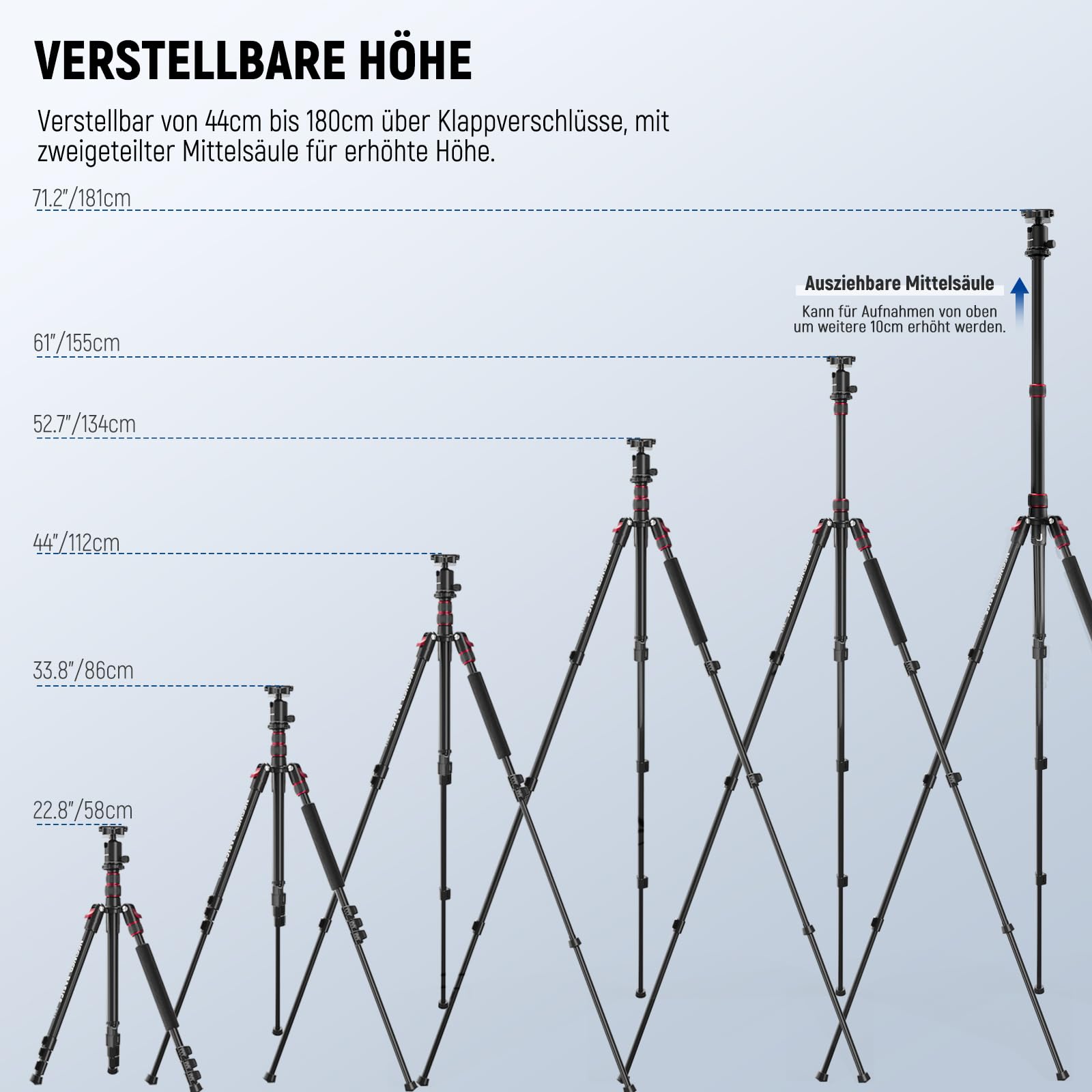Neewer Basics Kamerastativ Einbeinstativ – Bild 3