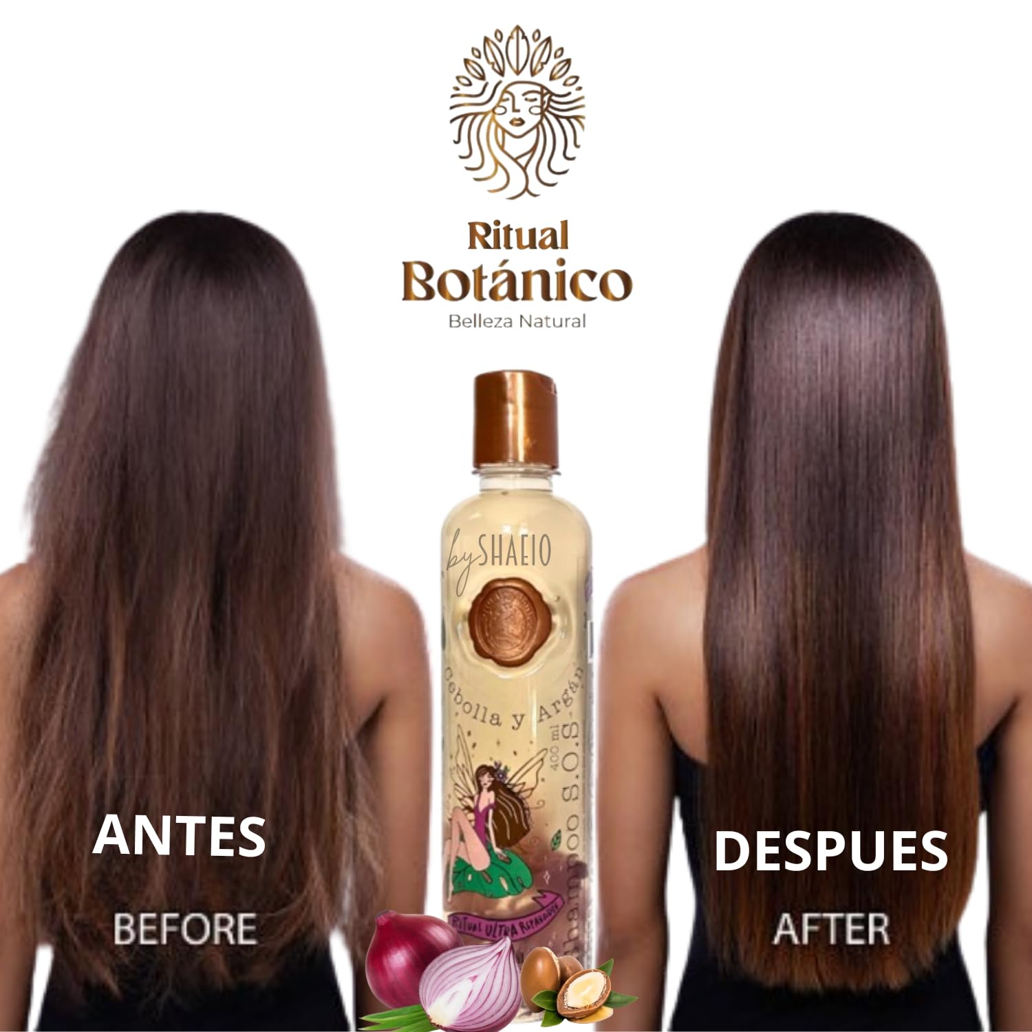 RITUAL BOTANICO Onion and Argan Shampoo for Hair, 400 ml