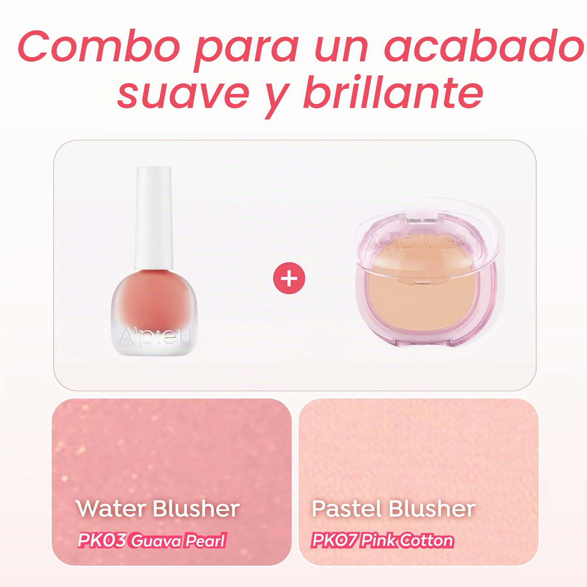 A'PIEU JUICY-PANG Water Blusher (RD01 - Popping Cherry) Rubor líquido coreano para mejillas K Beauty Makeup