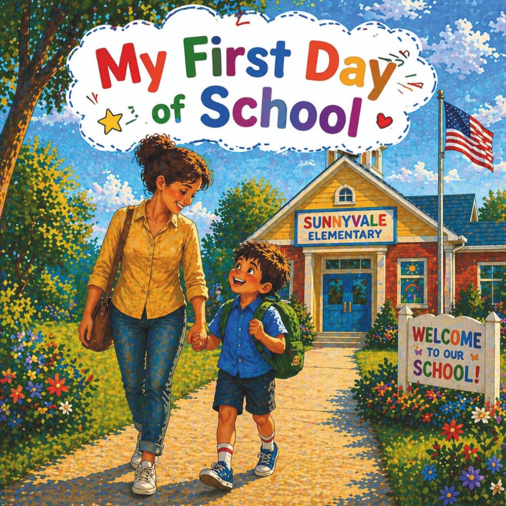 My First Day of School: A Cute Story for Kids About Starting School