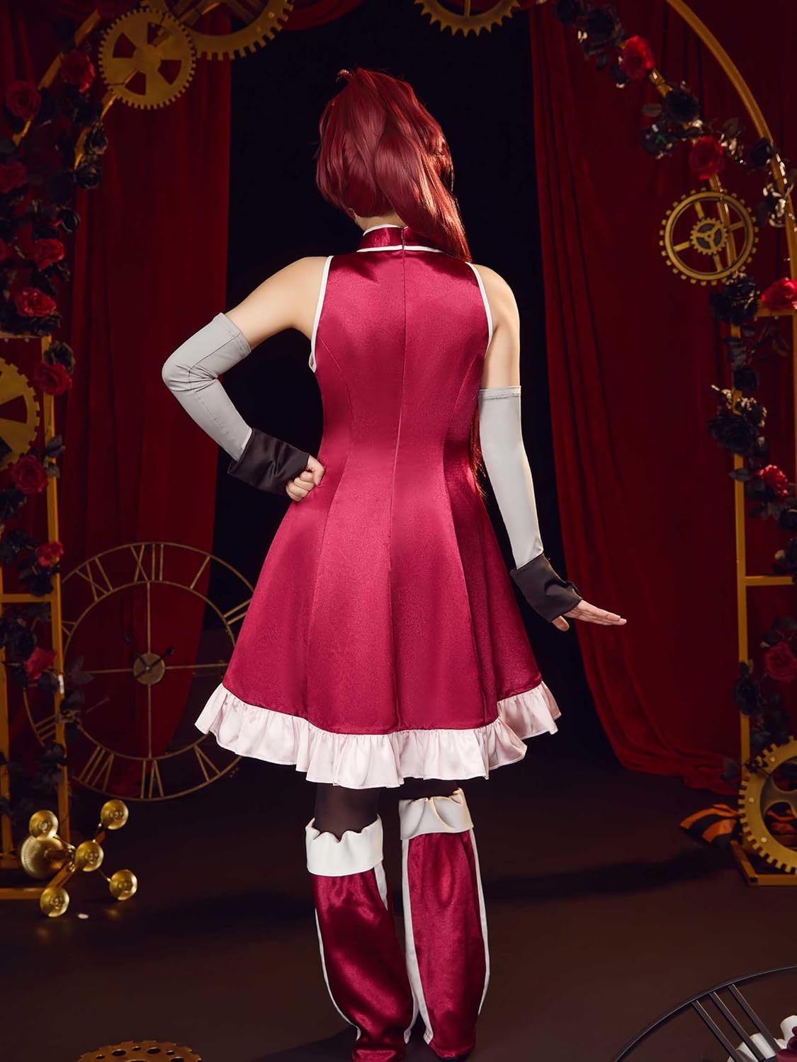 Micotaku Puella Magi Madoka Magica Kyouko Sakura Women's Cosplay Costume Full Set