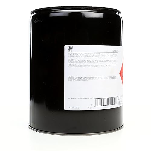 Vista 6 de 3M 3M23929 - Imprimación de cinta 94, amarillo claro, lata de 1 cuarto de galón, 32 onzas líquidas (paquete de 1)