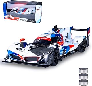 JAMARA 402632 BMW M Hybrid V8 Diecast 1:24 inkl. Knopfzellen - Modellauto Spielzeug, Kinder Car, Model Miniatur Fahrzeuge, Geschenkidee für Jungen und Mädchen, Licht, Motorsound
