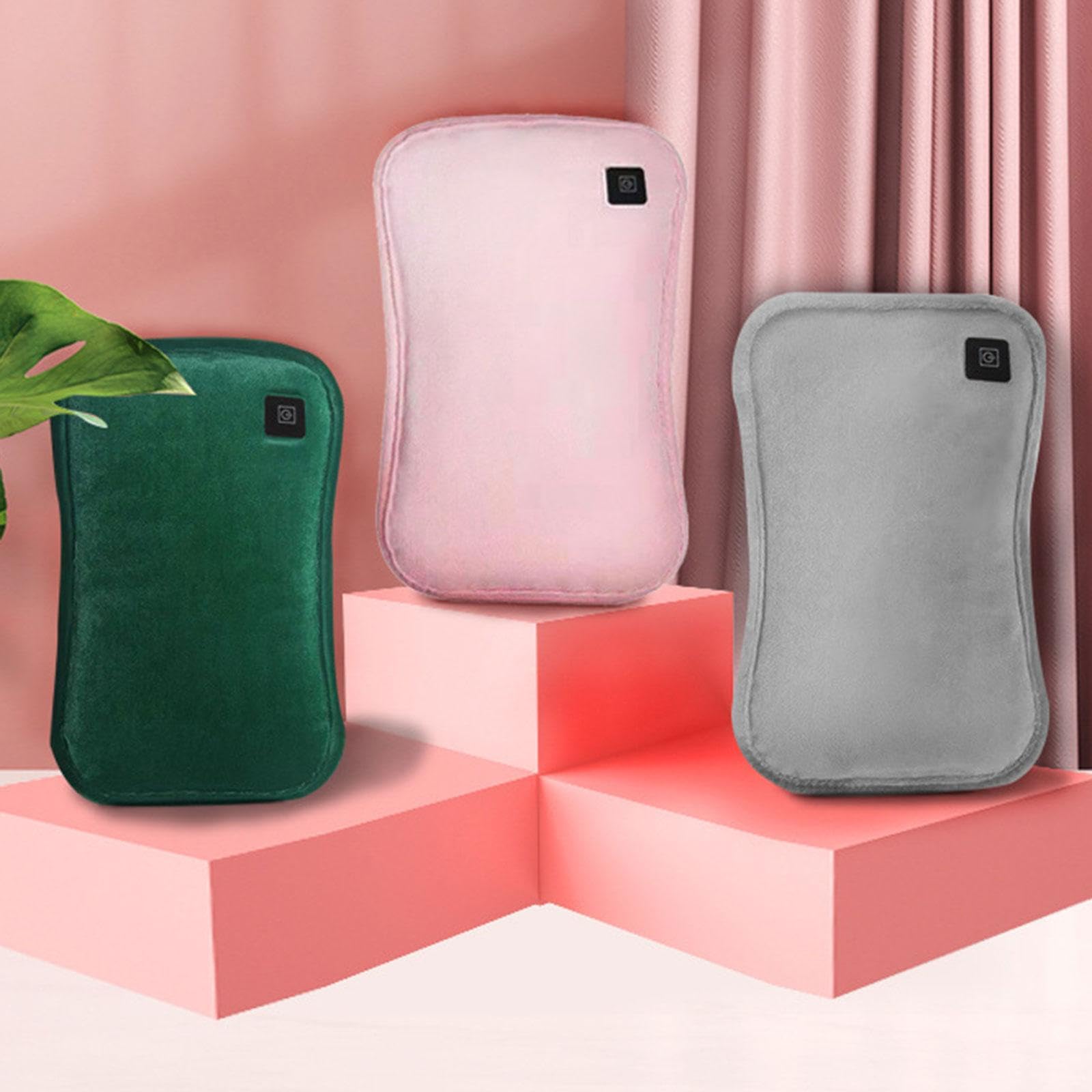 Plush Hot Water Bag Reusable Rechargeable Electric Hot Water Bag for Friends Pink | Amazon Pharmacy | Over-the-Counter Medication | First Aid | Hot & Cold Therapies | Hot Water Bottles