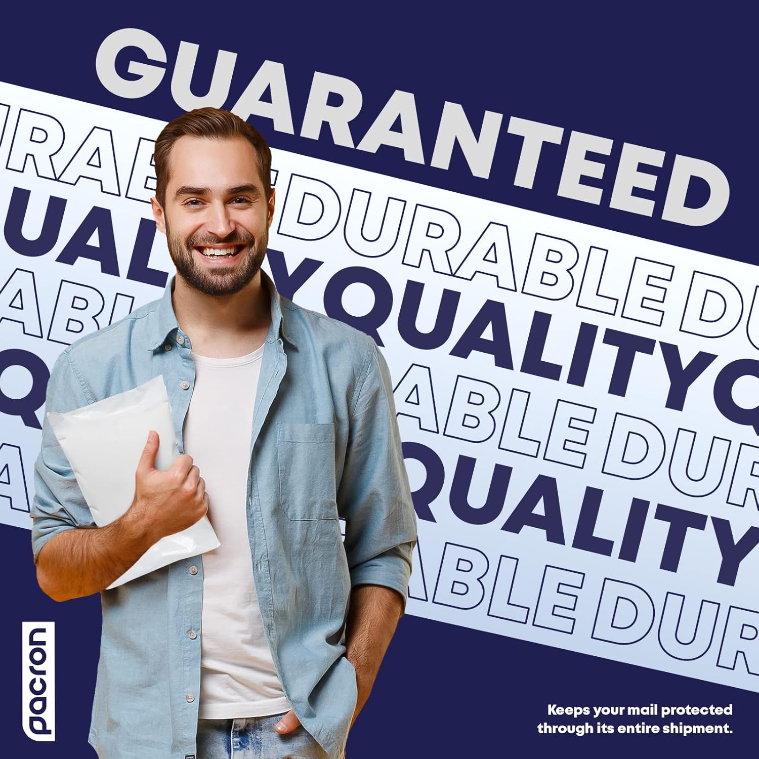 250-Pack Waterproof Poly Bubble Mailers 6 x 10 - Thick, Durable, Instant Seal Envelopes with Strong Adhesive - Protective Shipping Mailers for Jewelry, Cosmetics, SD Cards, USB Cables