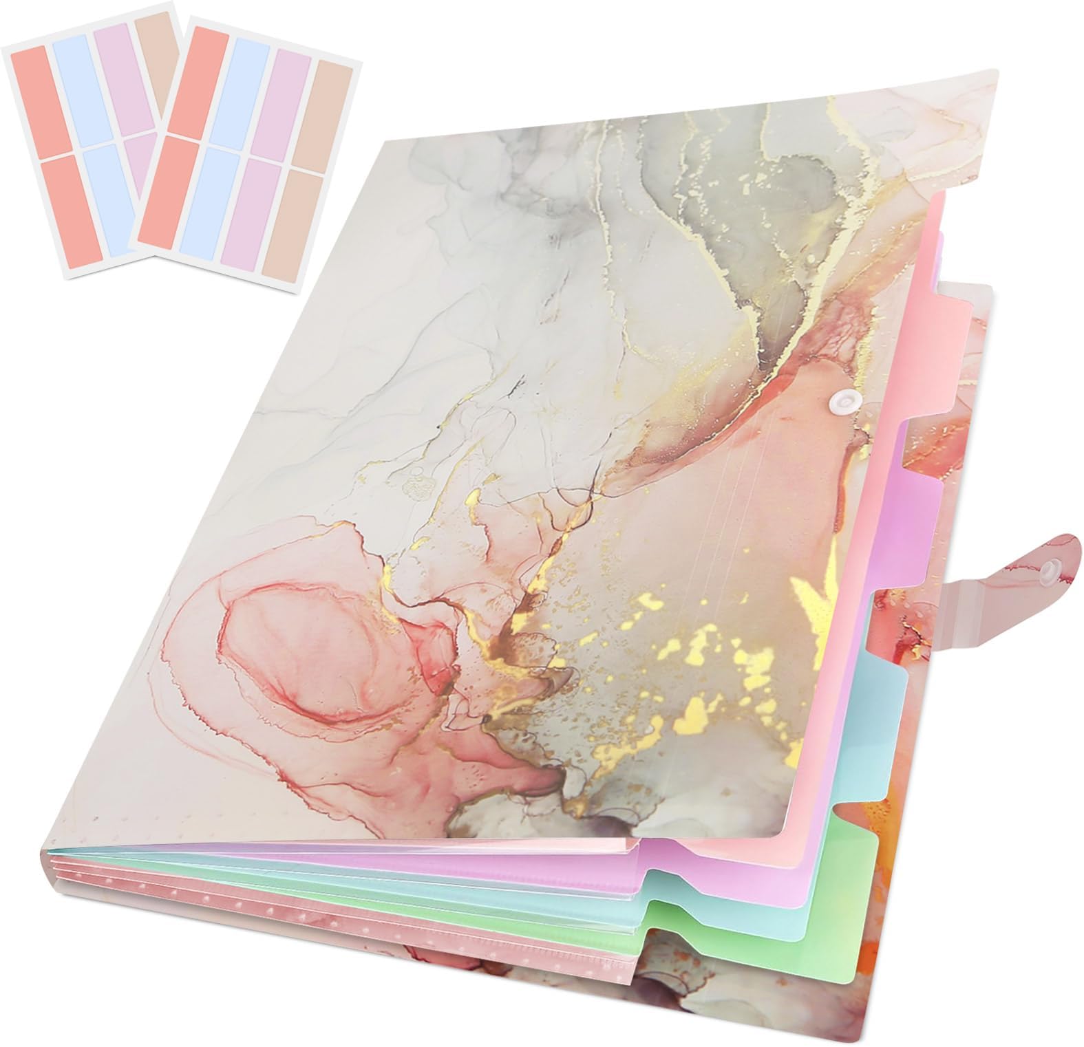 Amazon.com : Expanding File Folder, Aesthetic Folders for School ...