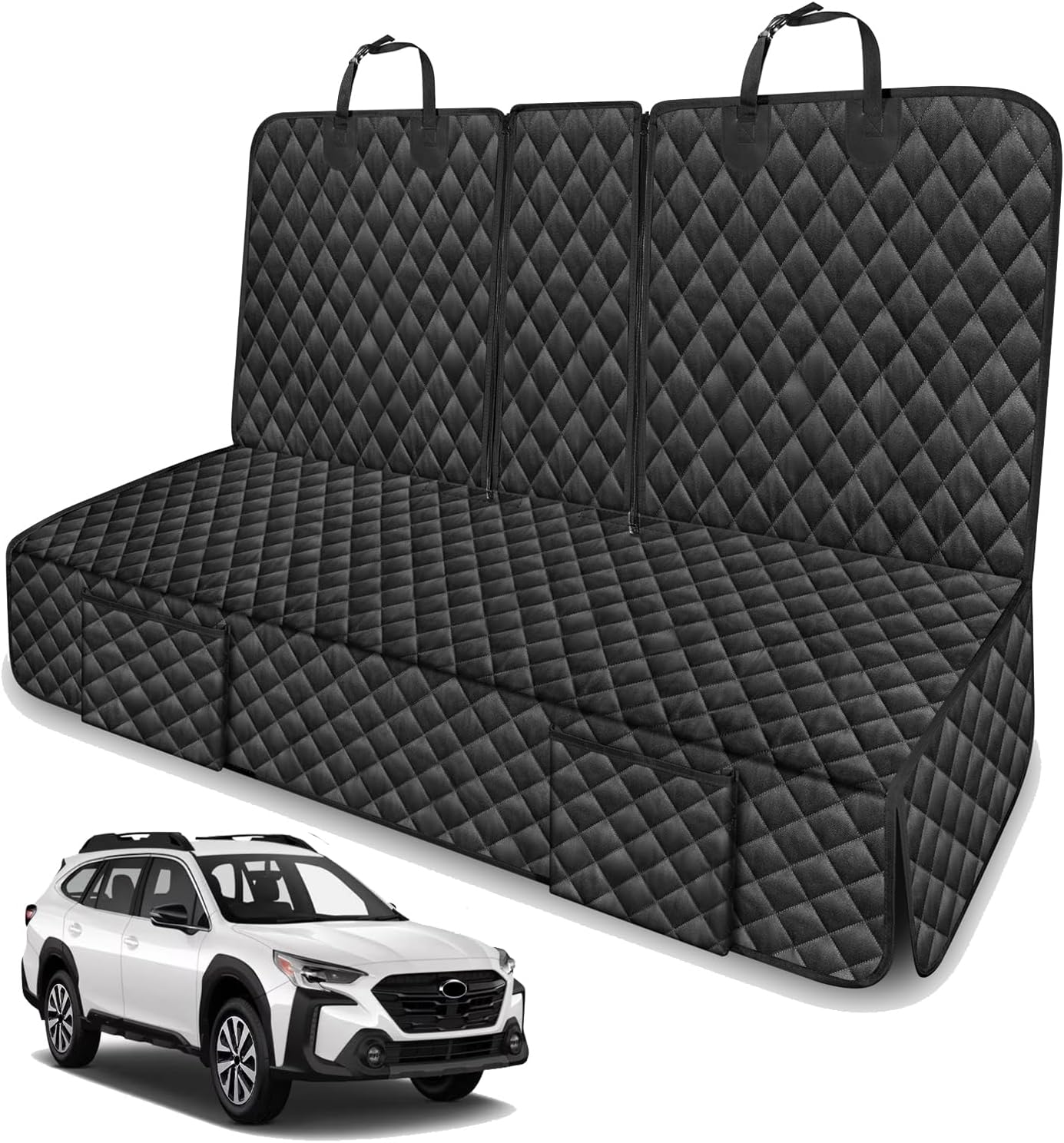 Dog Car Seat Cover for Back Seat Compatible with Subaru Outback Crosstrek Forester Ascent Impreza WRX Legacy BRZ Tribeca Accessories, Waterproof Non-Slip Pet Bench Backseat Covers 2026 New