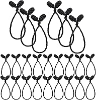 Vista 20 de Shappy 12 lazos de guirnalda de Navidad para barandilla de Navidad, decorativas, reutilizables, flexibles, para guirnalda, escalera, decoración