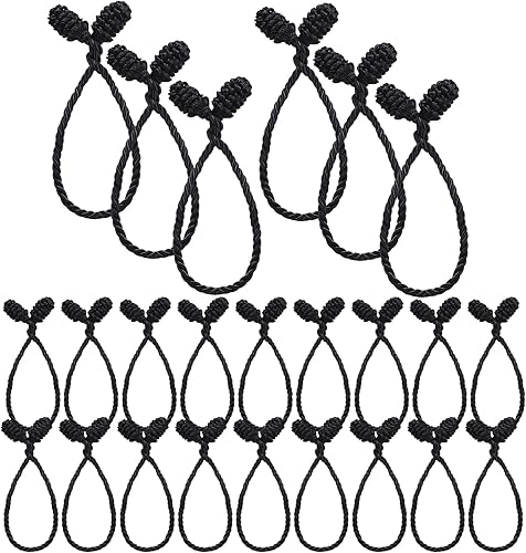 Miniatura 18 de Shappy 12 piezas de ataduras decorativas de Navidad para barandillas, ataduras reutilizables y flexibles de torsión para guirnaldas, escaleras