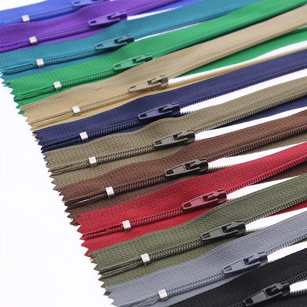 20Pcs 9 Inch Nylon Coil Zippers Colorful Craft Zippers Sewing Zipper for Making Bags Pouches Fasteners,Bags, Garment Craft DIY Accessories
