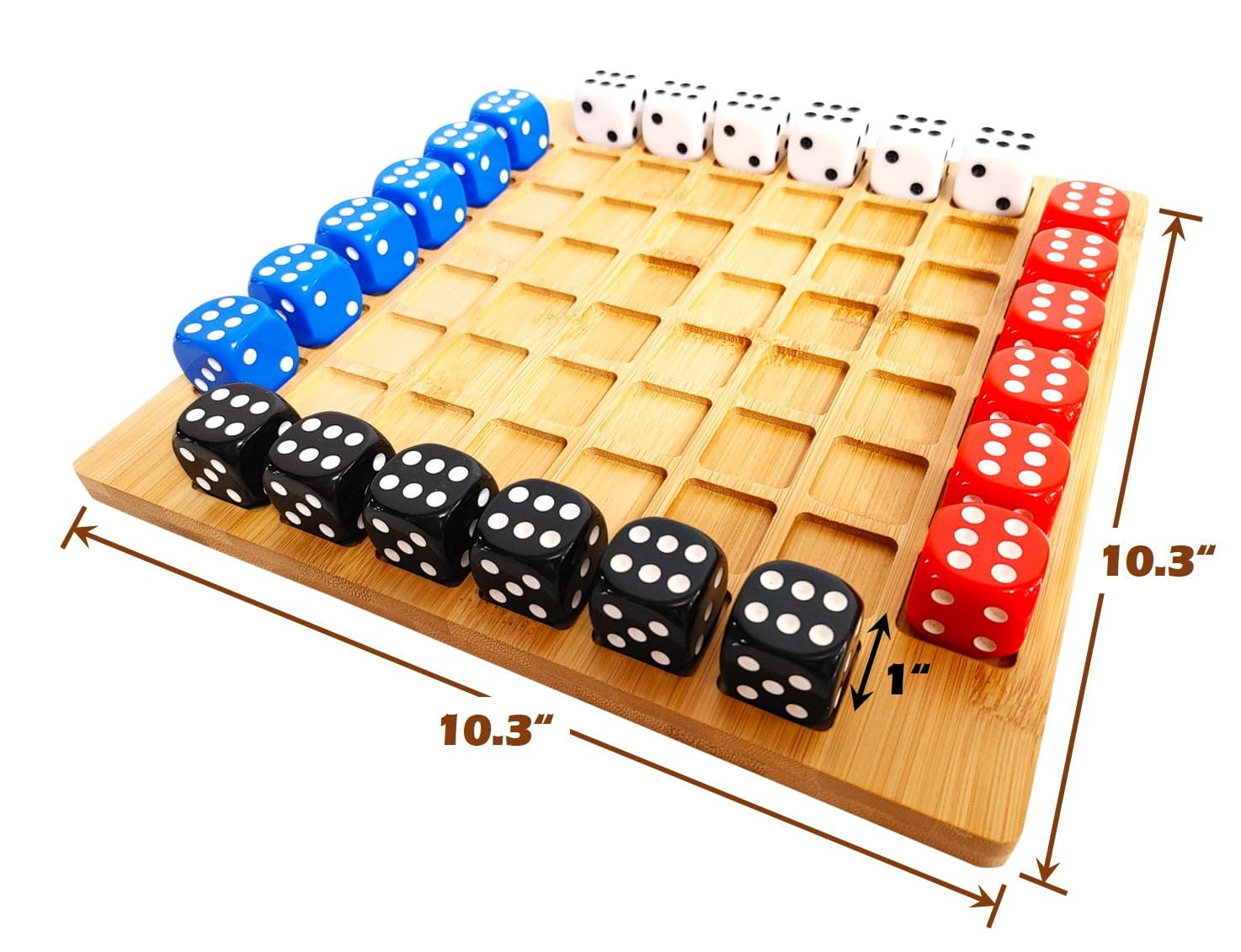 Amazon | FINENI ダイスバトル 2~4人用 ボードゲーム 4人用 丈夫な木製
