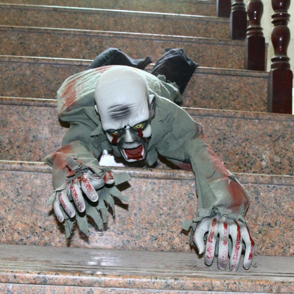 B Baosity Zombie Chauve et Rampant Effrayant d'halloween Animé