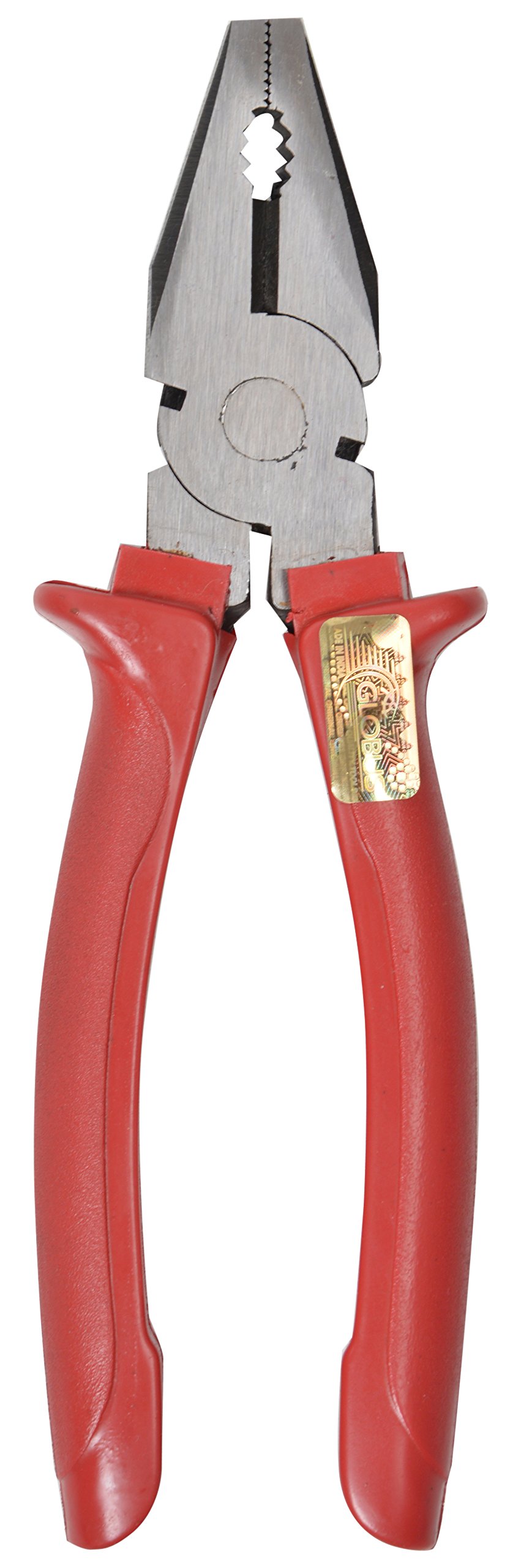 GLOBUS384 Steel 8 Inch Combination Plier, Silver