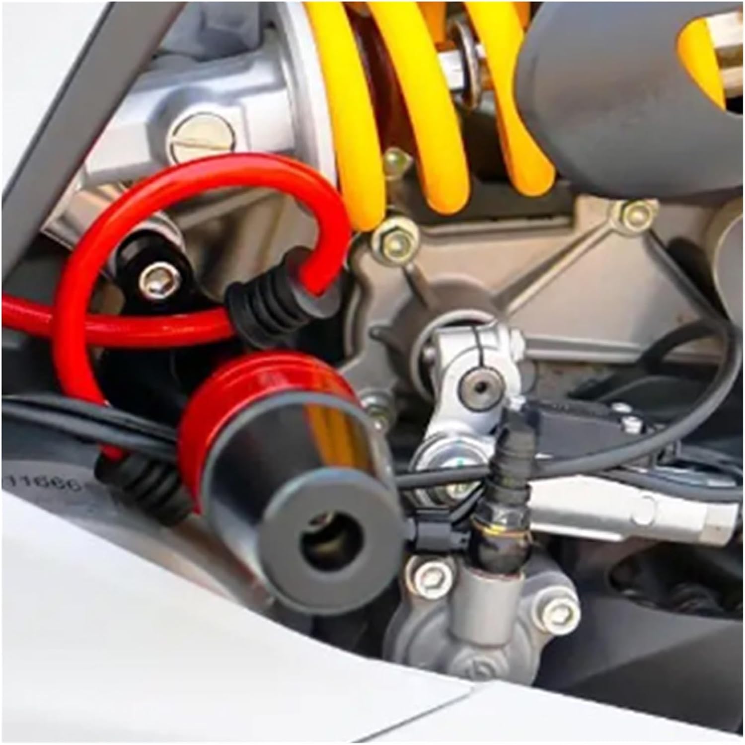 Fit for Panigale V2 V2S 2019-2020 2021 Motorcycle Falling Frame Slider Fairing Guard Crash Pad(Red)