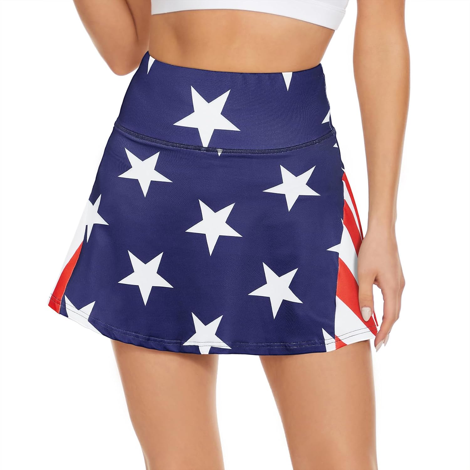 Komorebi Women's Tennis Skirt - High Waisted Pleated Golf Skorts with Pockets - Athletic Workout Skirt