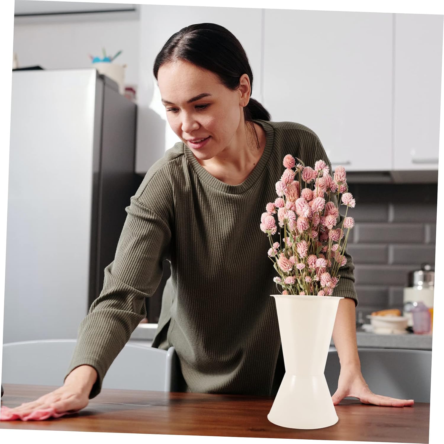 10Pcs Bouquet Support Base Flower Holder for Wedding Floral Arrangements for Flower Shops DIY Centerpieces for Events Decorations