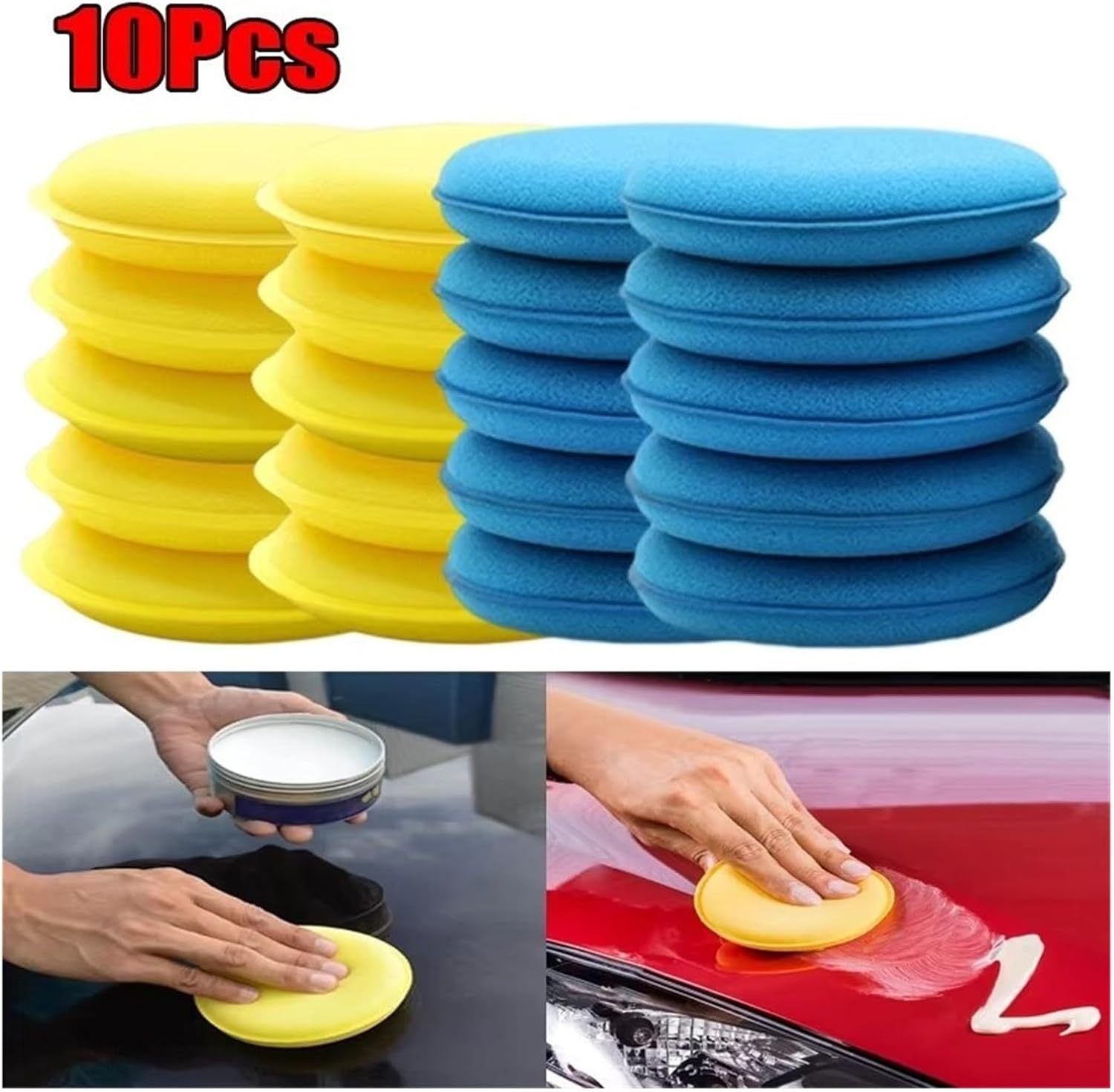5/10pcs Car Waxing Polish Applicator