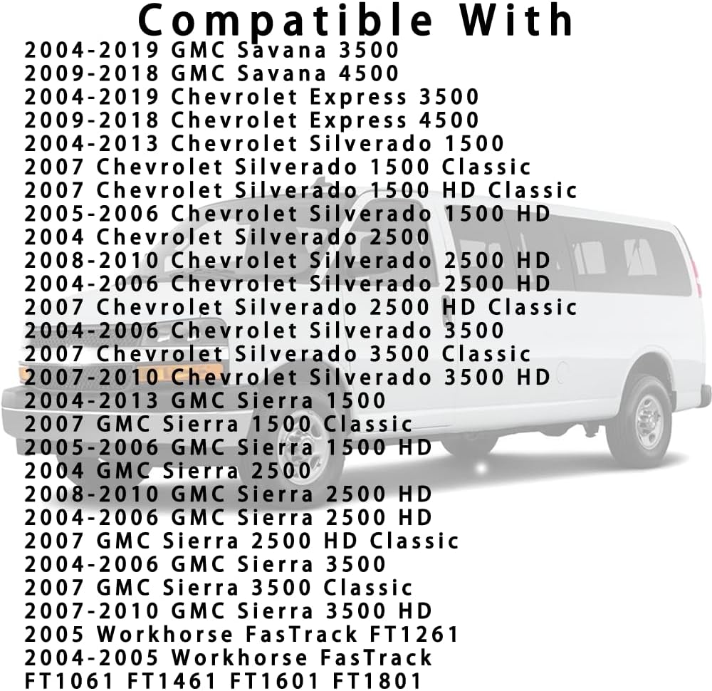 Vapor Canister fit for GMC Savana 3500 4500 Sierra Chevy Silverado 1500 2500 3500 Classic HD Chevrolet Express 3500 Workhorse Fastrack 2004 2005 2006 2007 2008 2009,Charcoal Canister Evap Canister