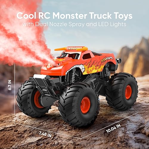 Miniatura 8 de Camión monstruo impermeable 116, auto anfibio a control remoto, todo terreno, todoterreno, camioneta 4WD RC Cars, juguetes para niños y niñas de 8,