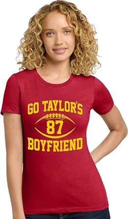 Go All Out Go Taylors Boyfriend Funny Football Mens Women Deluxe Soft T-Shirt