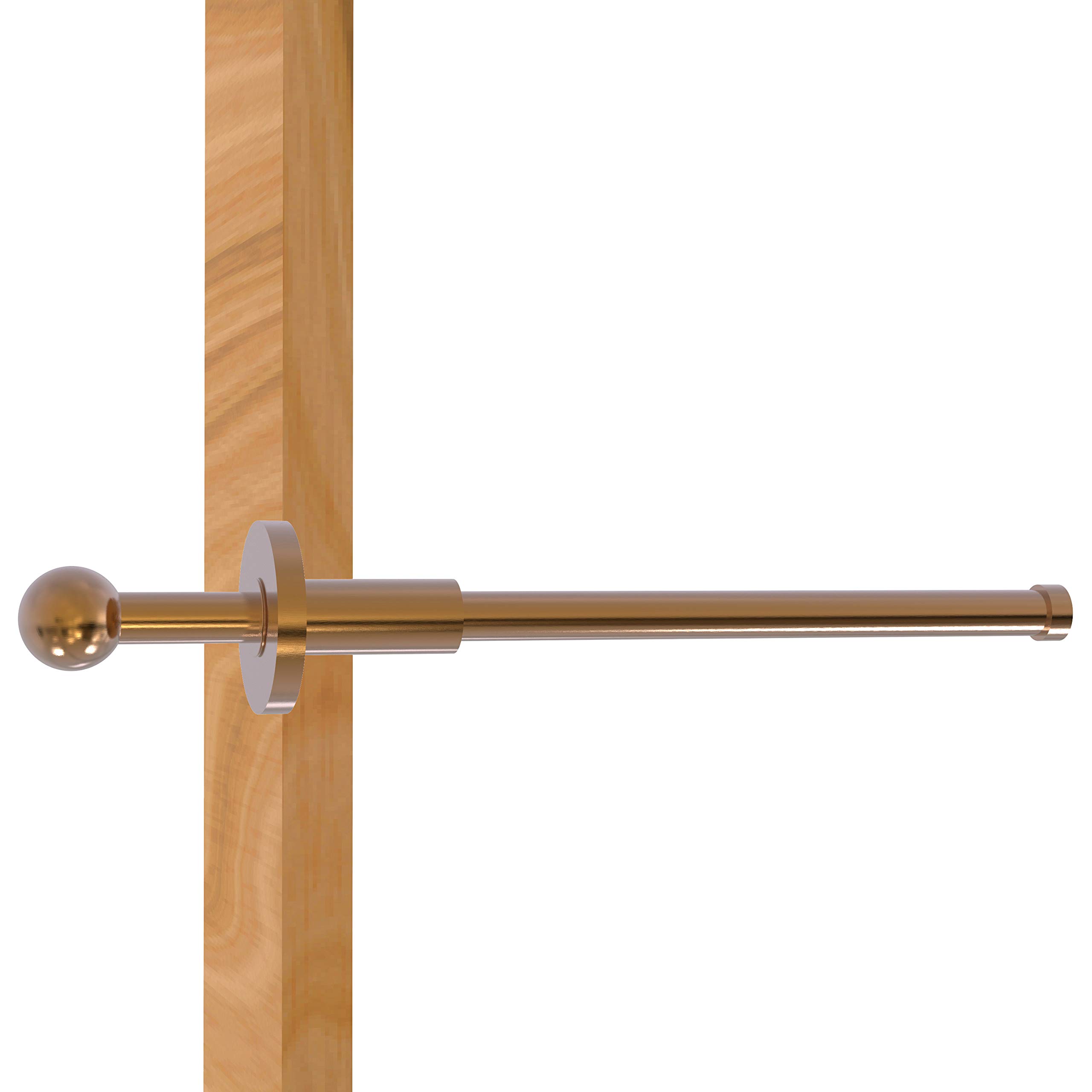 Allied BrassAllied Brass TD-23-BBR Traditional Pullout Garment Rod, 10-Inch, Brushed Bronze