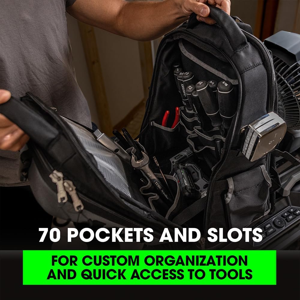 FLEX STACK PACK Storage System 16-inch Jobsite Backpack - FS1204