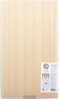 Ikegawa Wood Industrial Sheet Cutting Board, Natural, L, Hinoki Cypress with Stand, Made in Japan