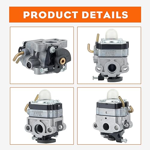 Miniatura 7 de Hipa Carburador C430 compatible con Ryobi S430 X430 309370002 RY34001 RY34421 RY34441 RY34005 RY34442 RY34445 RY34422 RY34425 30cc