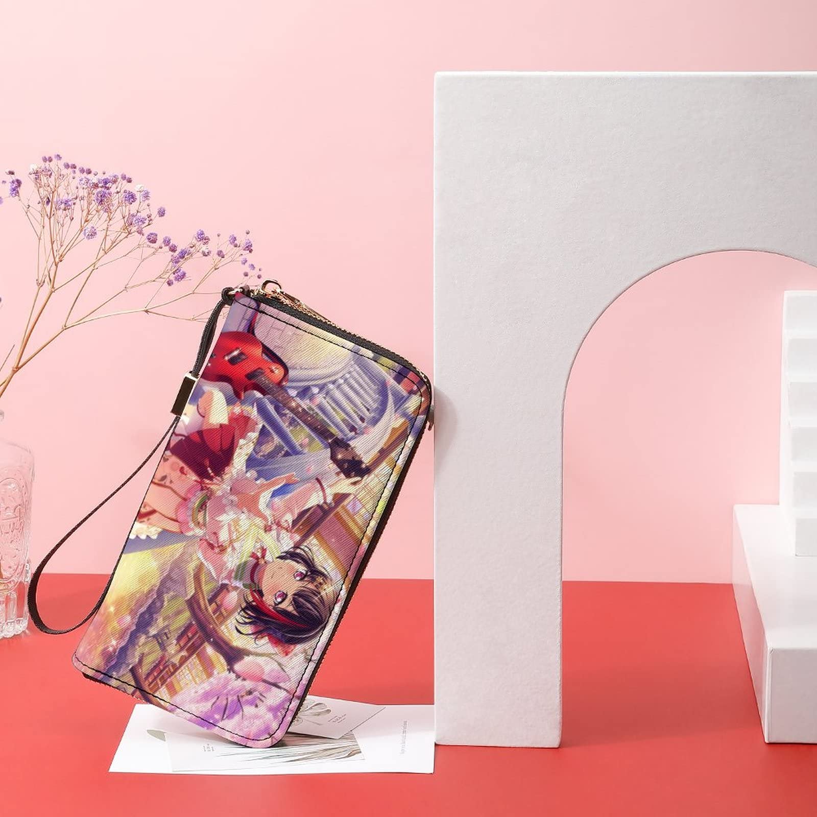 Amazon.co.jp: 長財布 バンドリ！美竹 蘭 ファッション スロング