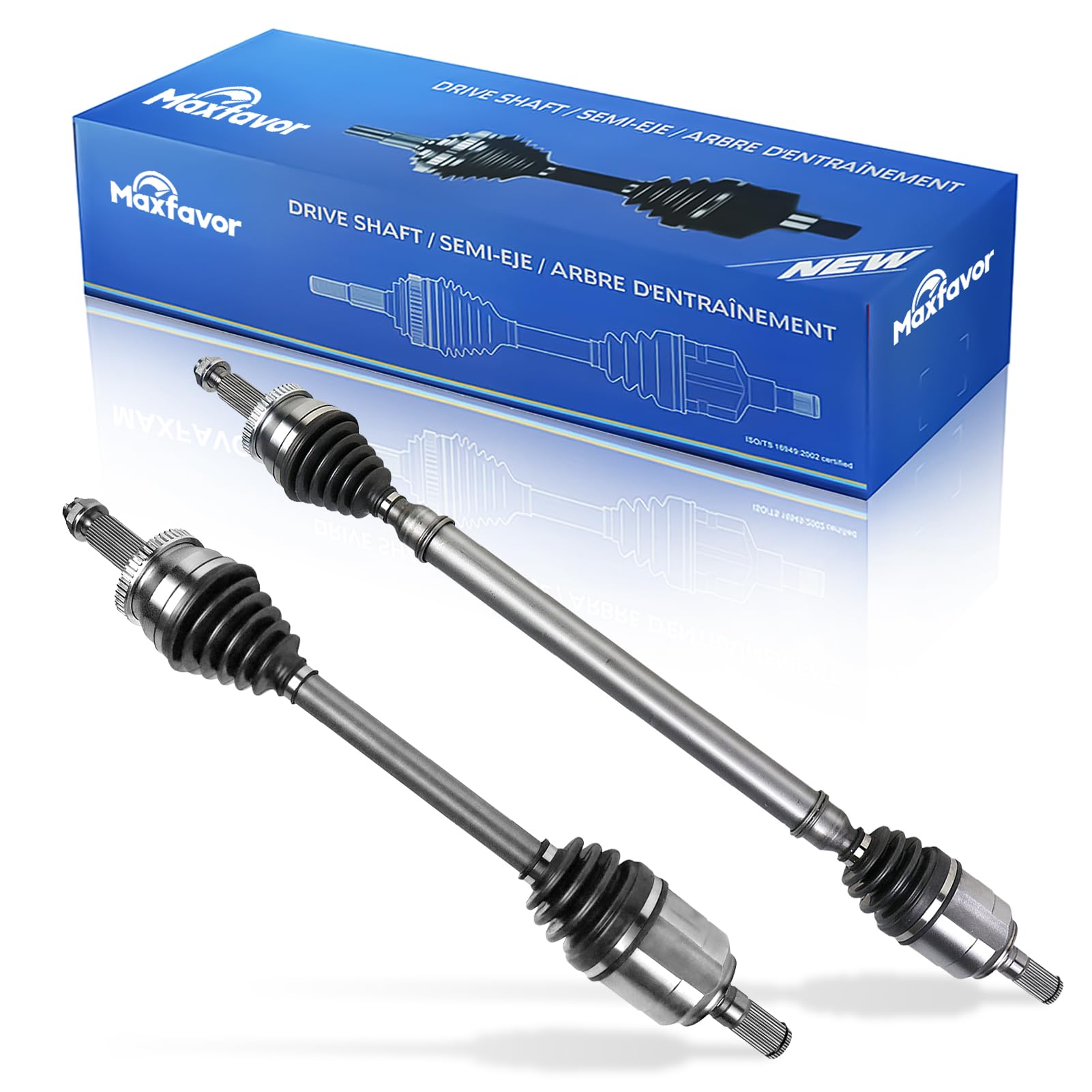 34 Spline Input 30 Spline Output Axle Front Driver Side CV Axle Shaft ...