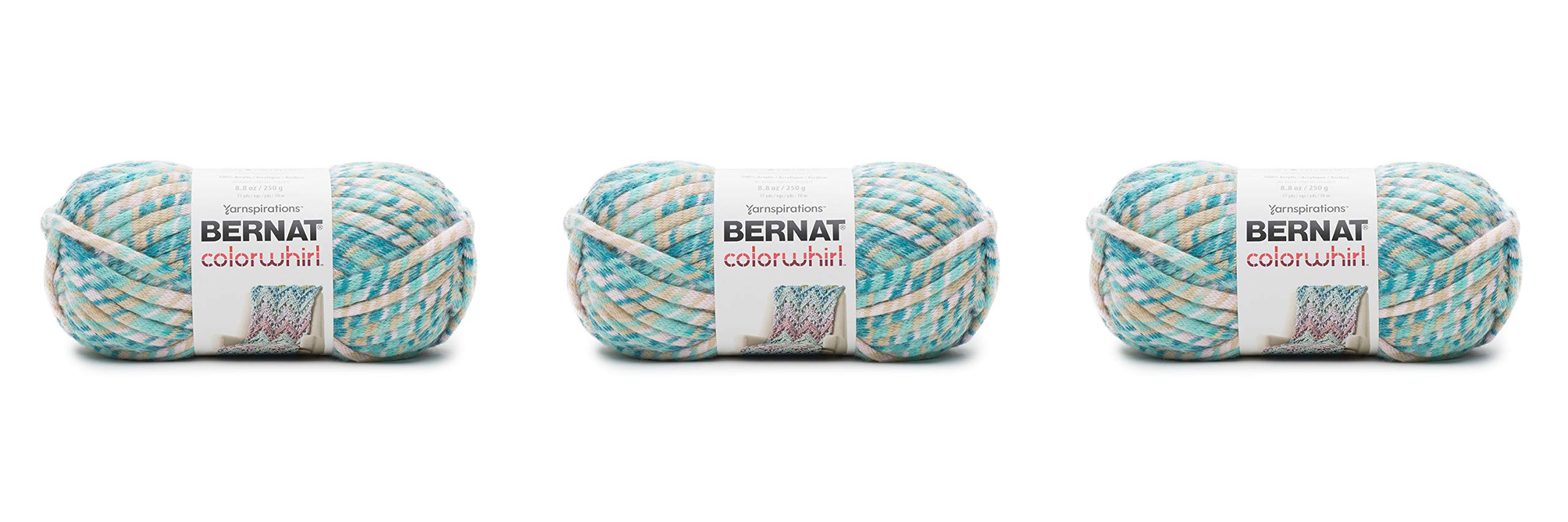 Bernat ColorWhirl - Confezione da 3 gomitoli da 250 g