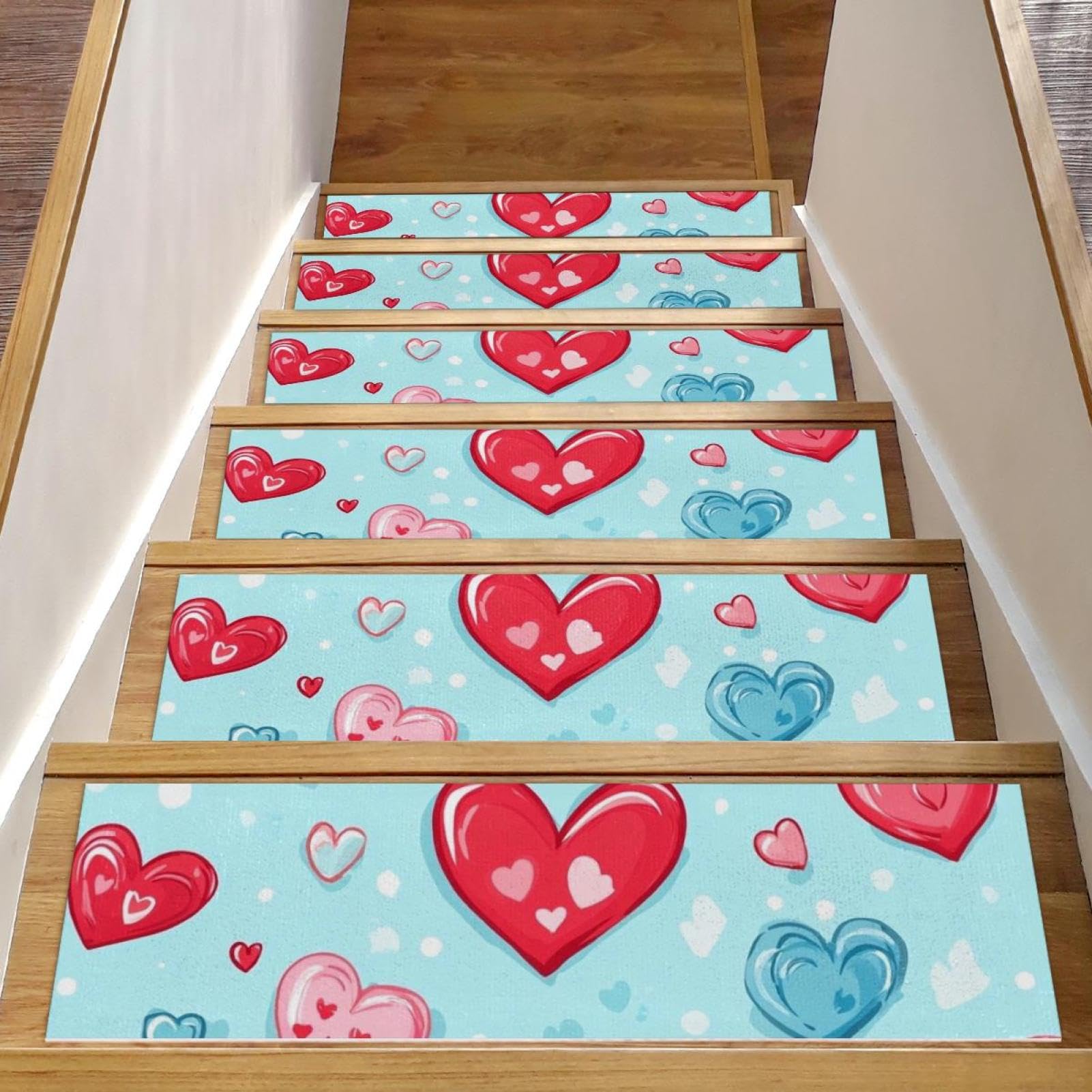 Peldaños de escalera de madera tapetes para perros anciones alfombras 8x30