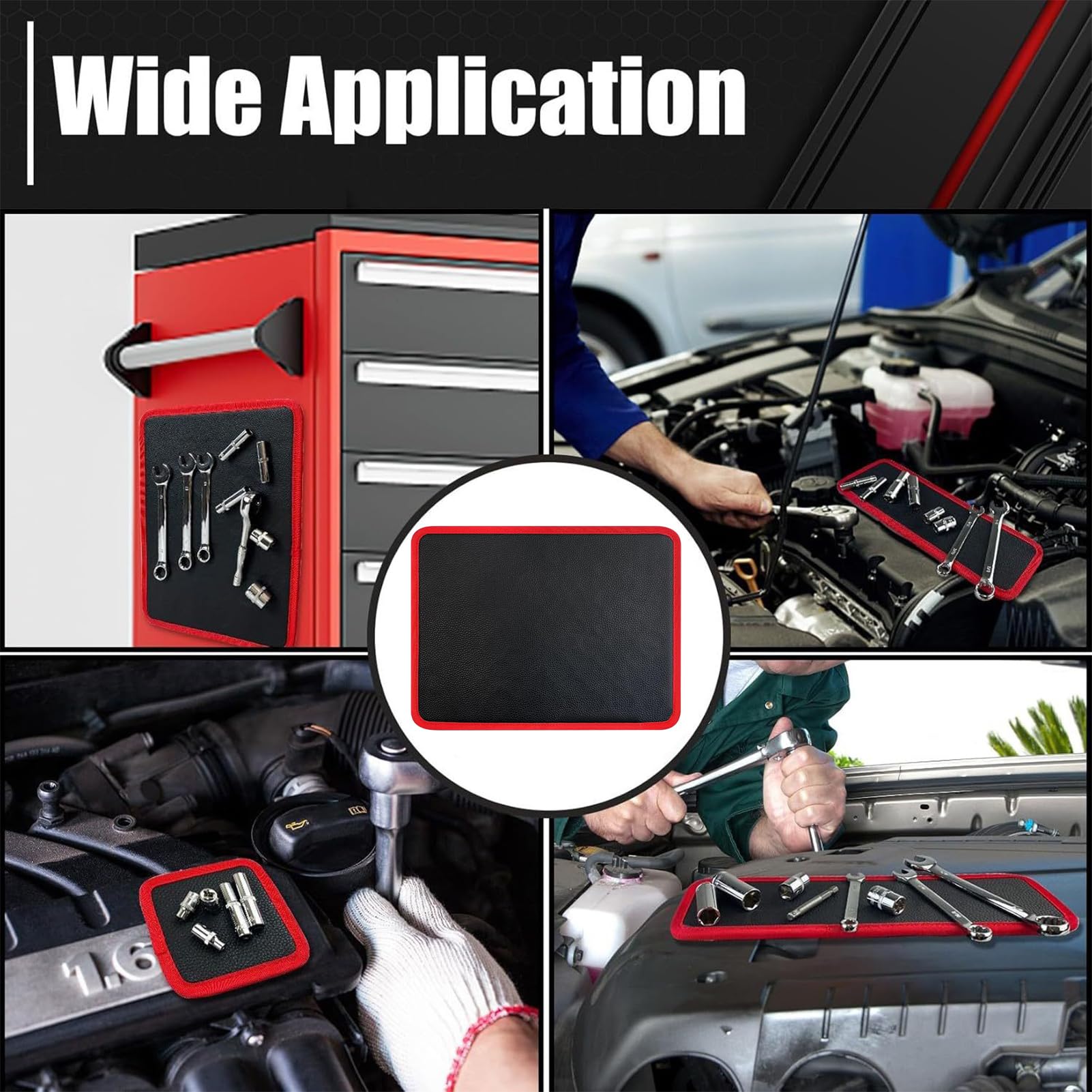 Tappetino Magnetico Organizer Viti Bulloni Utensili Stoccaggio | Tappetino Magnetico Parti Utensili per Garage, Riparazione Auto, Manutenzione Casa, Elettronica, Cantiere, Lavorazione