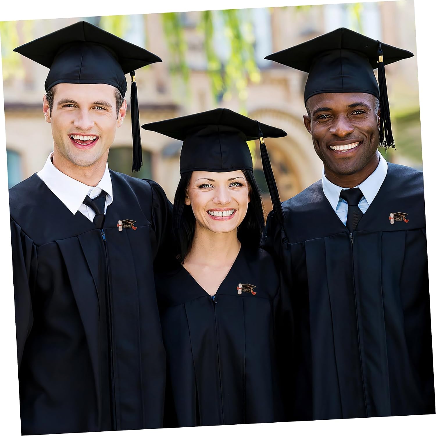 COLLBATH 6pcs Graduation Cap Brooches for Class of Stylish Enamel for Students and Teachers Versatile Lapel for Celebrations and