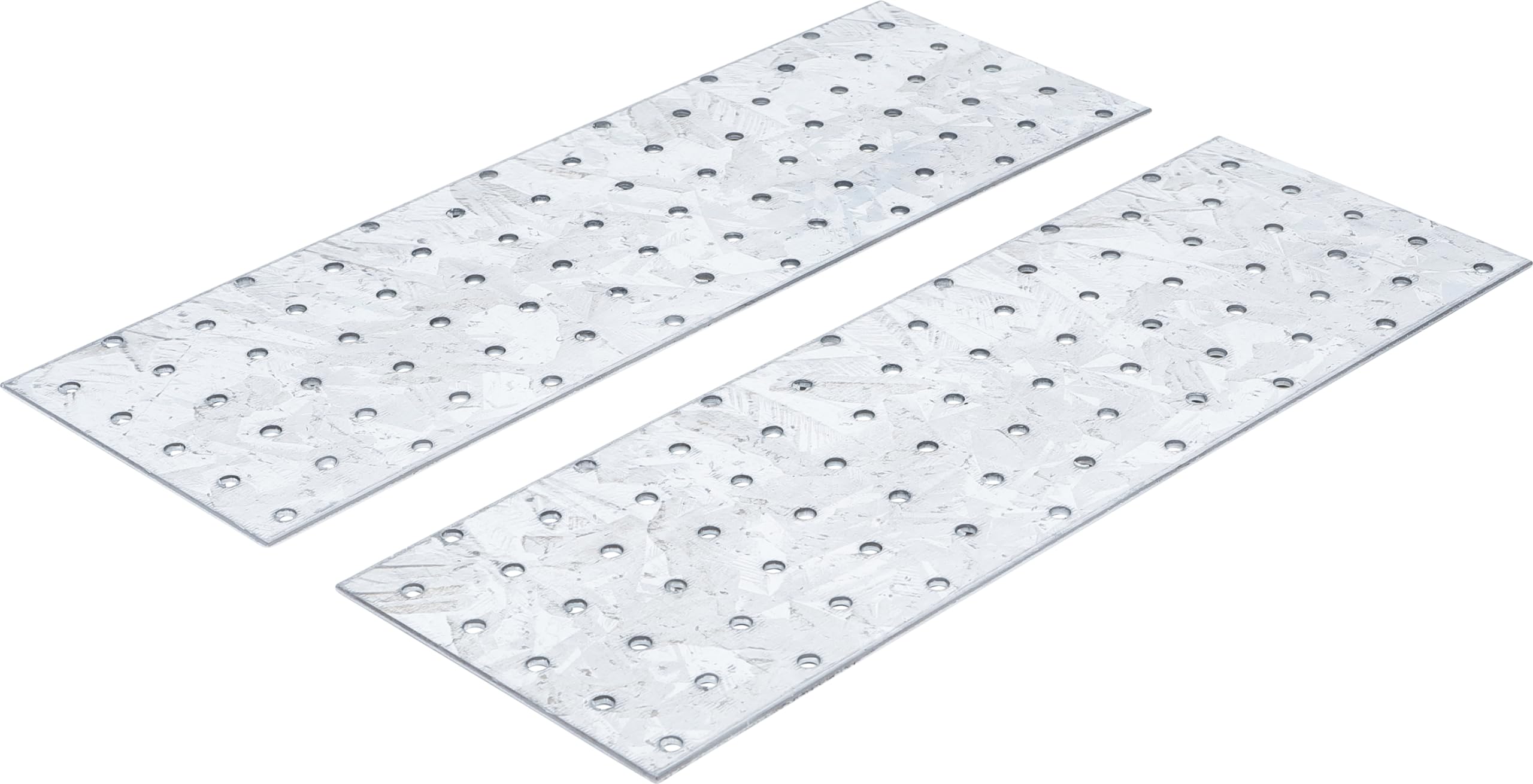 BGS Diy 80788 | Flat Steel Connector Set | 300 x 100 x 2 mm | 2 pcs.