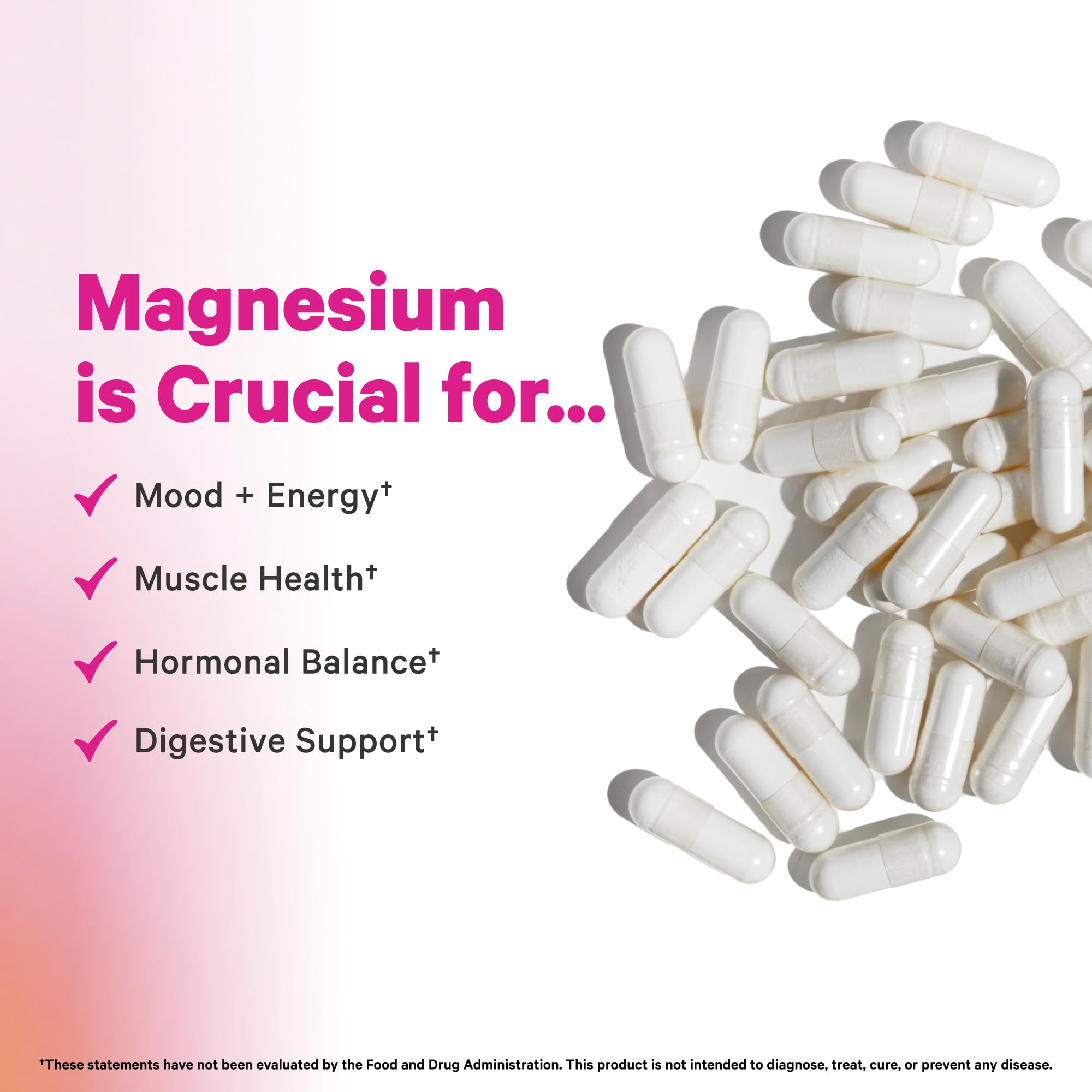 Pink Stork Magnesium Glycinate | High Absorption | Vitamin D | 60 ct — Amazon image 3