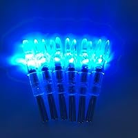 Vista 4 de 6/12 PCS S Lighted Nocks for Arrows .244"/6.2mm Inside Diameter Lighted Arrow Nocks for Archery Hunting