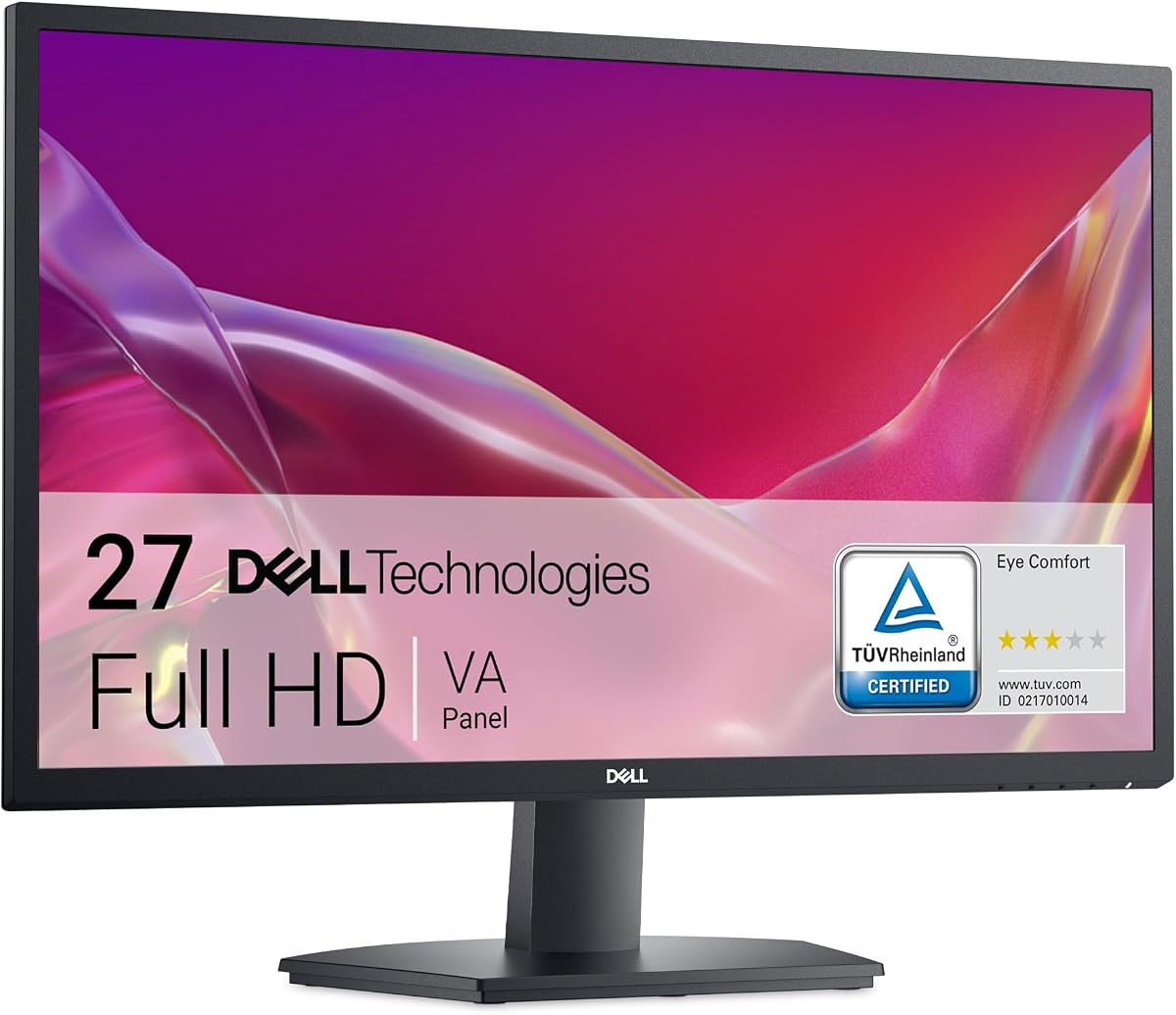27 Monitor SE2725H, FHD, VA Panel, 75Hz, Eye Comfort, TUV Rheinland | 3000:1 Contrast, 300 cd/m² Brightness, Anti-Glare, Tilt Adjust, VESA 100x100, Cable Lock Slot, Energy Star Certified