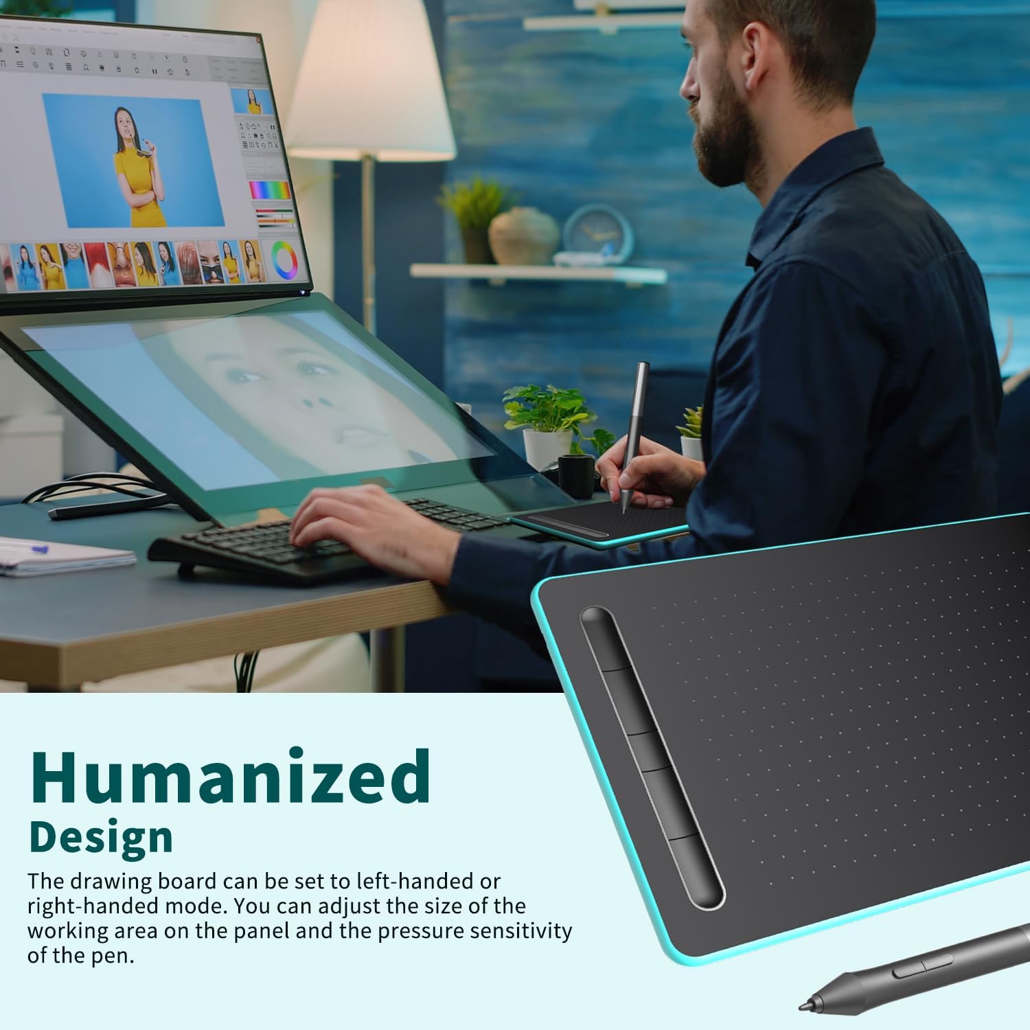 LetSketch Graphics Tablet Humanized Design