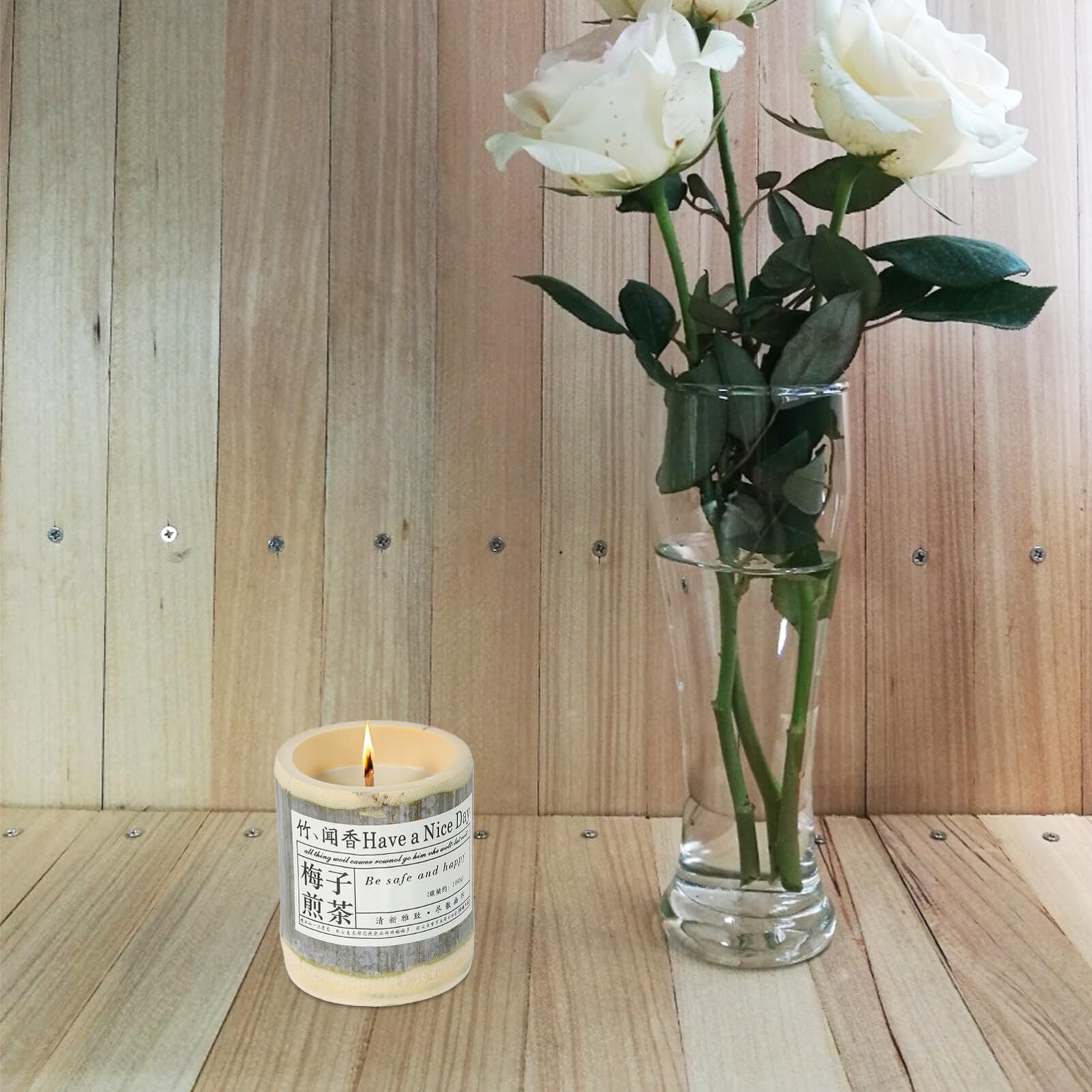 Vela Aromática Natural De Soya Fragancia De Té De Decoración Para Hogar Uso Eventos Para Bodas y Cumpleaños