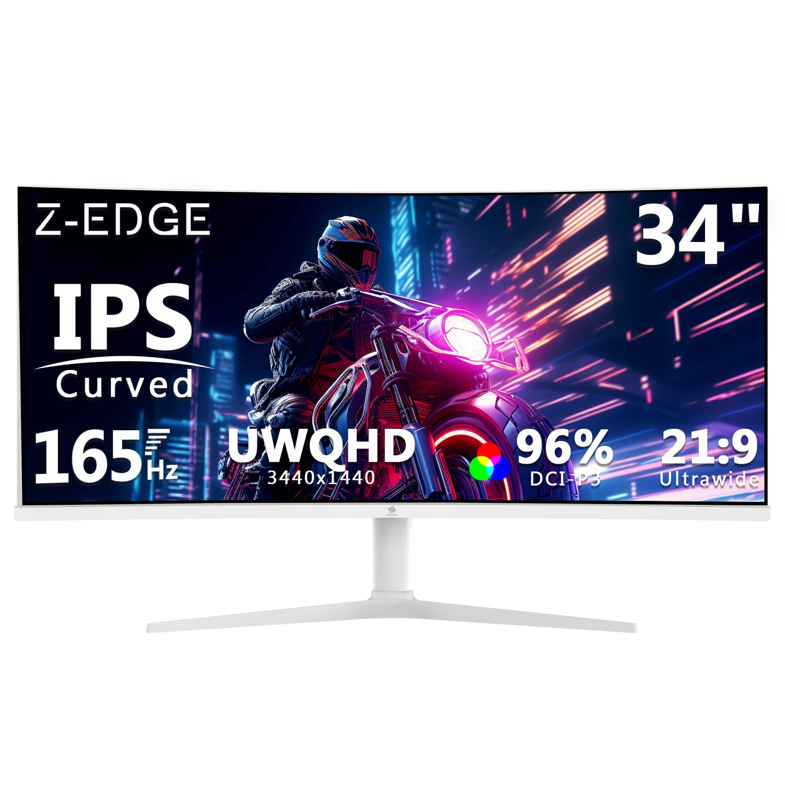 monitore da gioco a curva 34 pollici con schermo ultralarghe e panel IPS