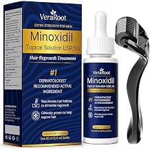5% Minoxidil for Men Beard Growth Kit Hair Regrowth Treatment Hair Growth Serum for Hair Loss & Thinning