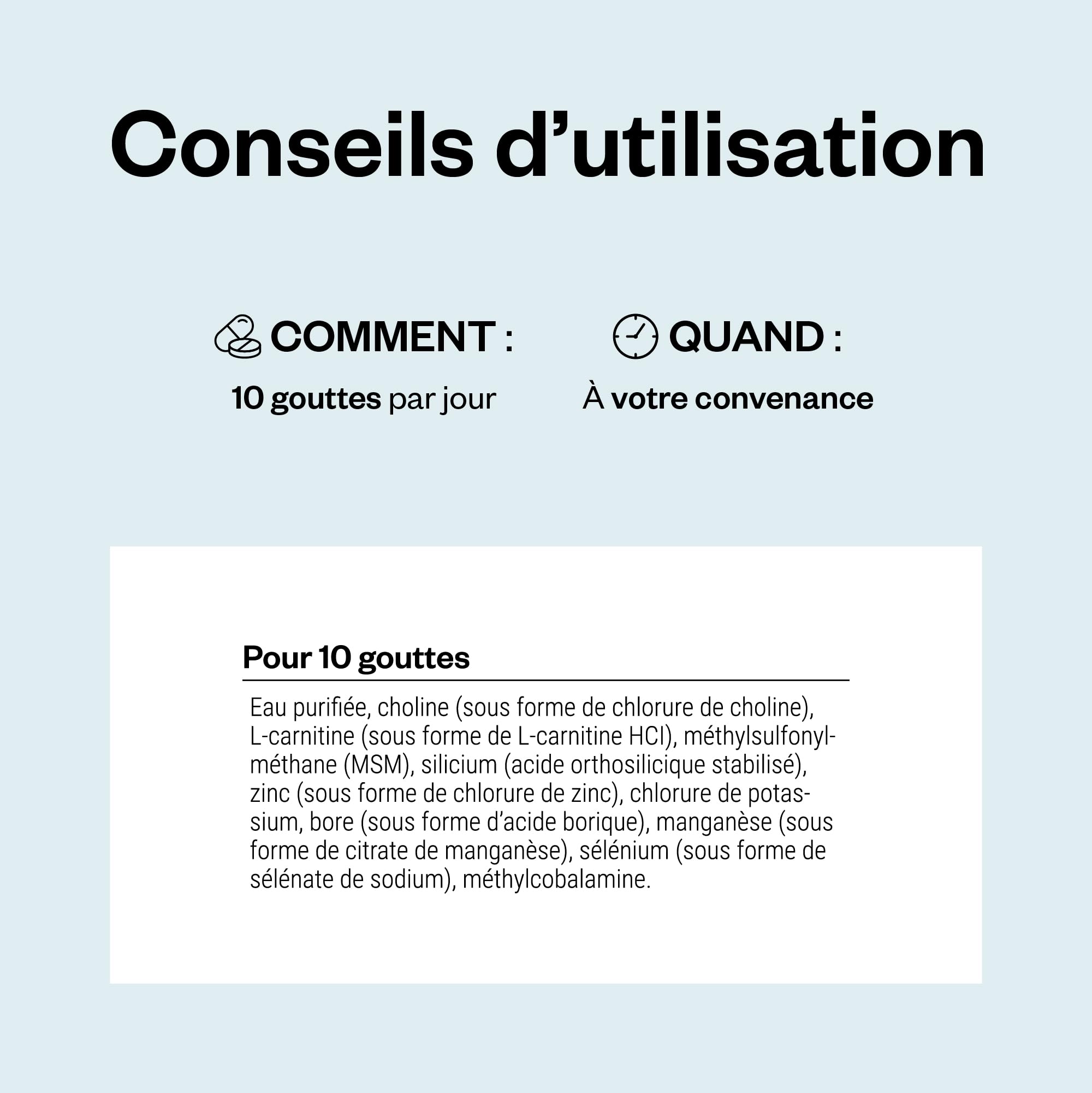 Acide Orthosilicique - Soutient la Santé de la Peau et des Cheveux - Renforce la Santé des Os - Enrichi en Vitamine B12 et en Choline - Vegan - Sans Gluten - SuperSmart