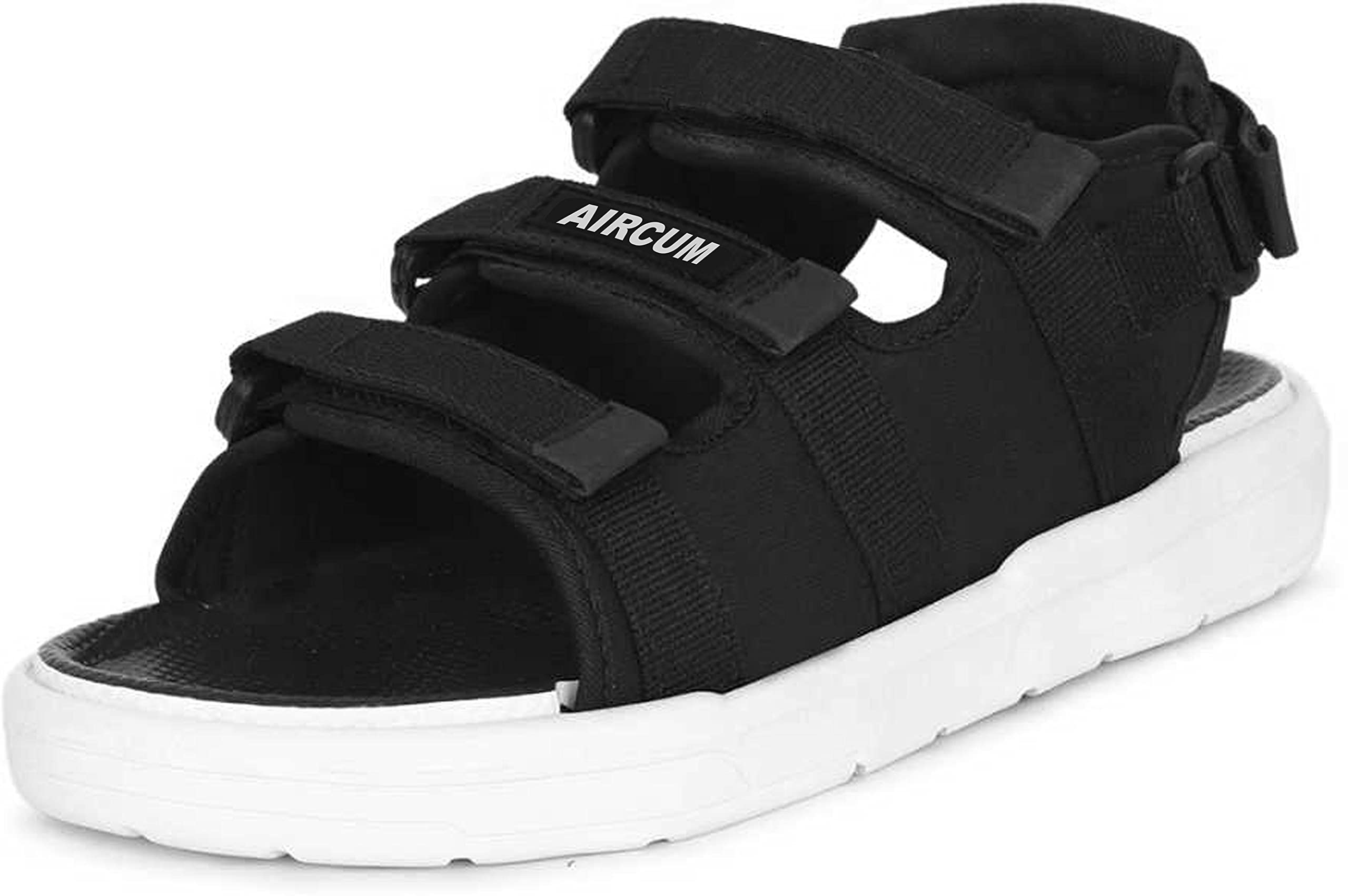 Airucm Casual, Running & Sport Black Sandal for Men (No.6) (B09F6CXJC9) Amazon Price History, Amazon Price Tracker