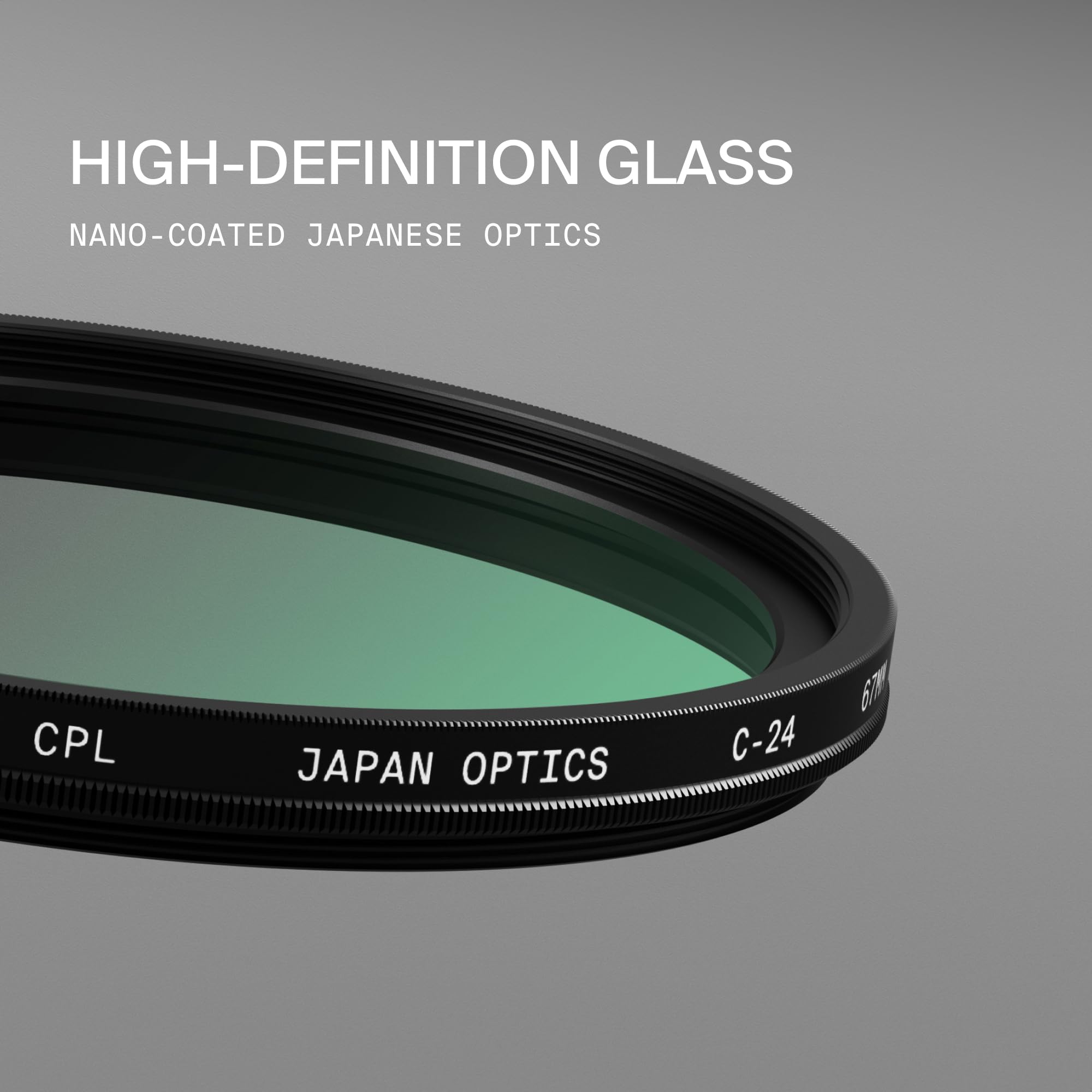 Gobe 67 mm Polfilter (Polarisationsfilter) CPL
