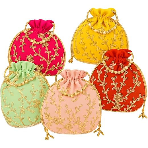 Embroidered Potli Bag for Women