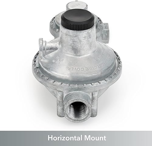 Vista 21 de Stanbroil Regulador de propano vertical de dos etapas con salida NPT hembra de 3/8 pulgadas y entrada NPT hembra de 1/4 pulgadas para tanque