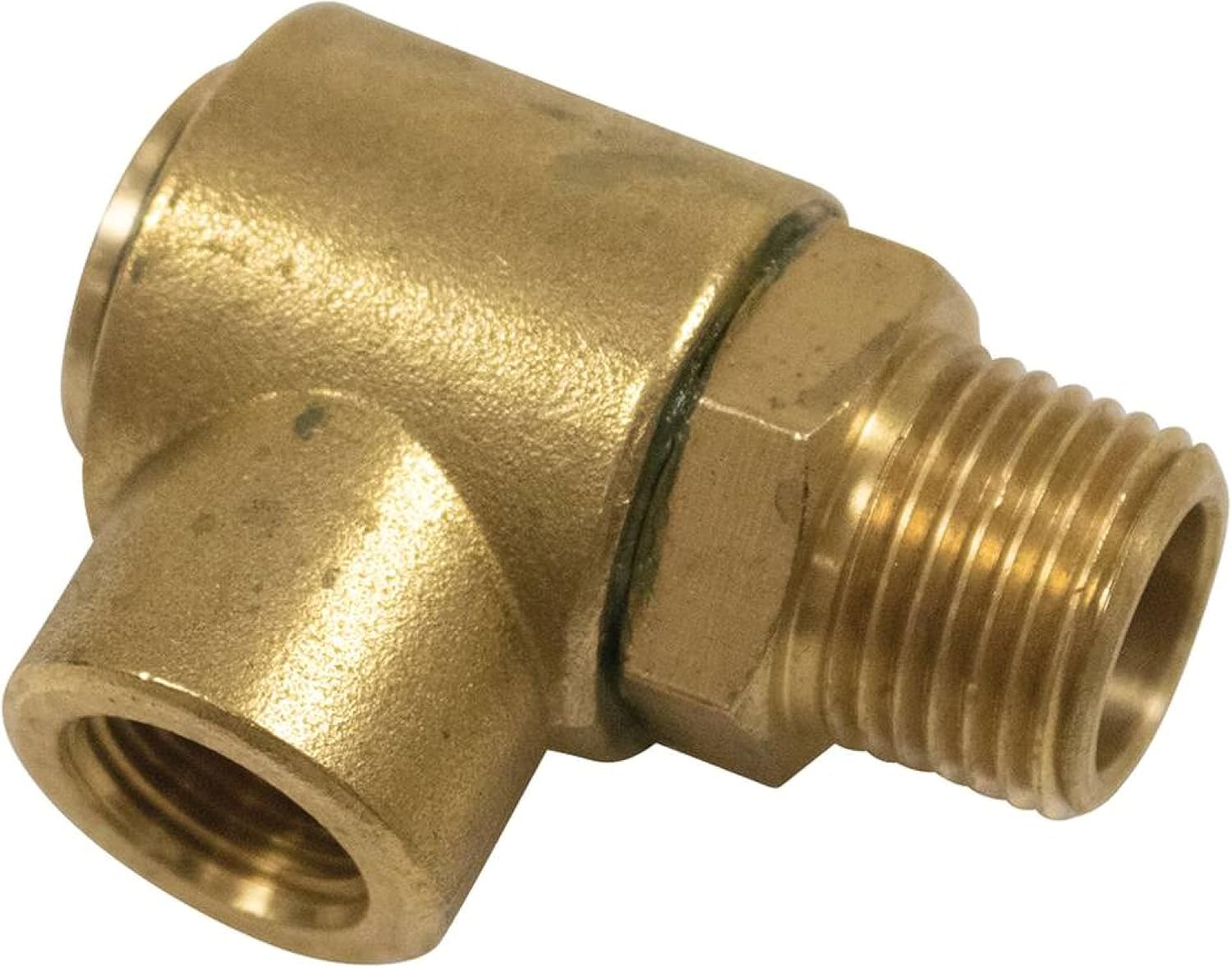 Stens 758-821 Swivel Fitting, 3/8" FNPT x 1/2" MNPT, ea, 1