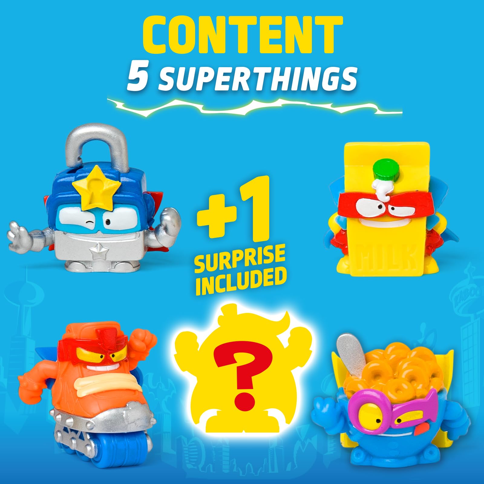 Superthings KAZOOM Power Battle - Pack Of 10 Superthings (includes 1 Surprise Figure And 1 Gold Captain), 1 Pack Of 2 - View #2