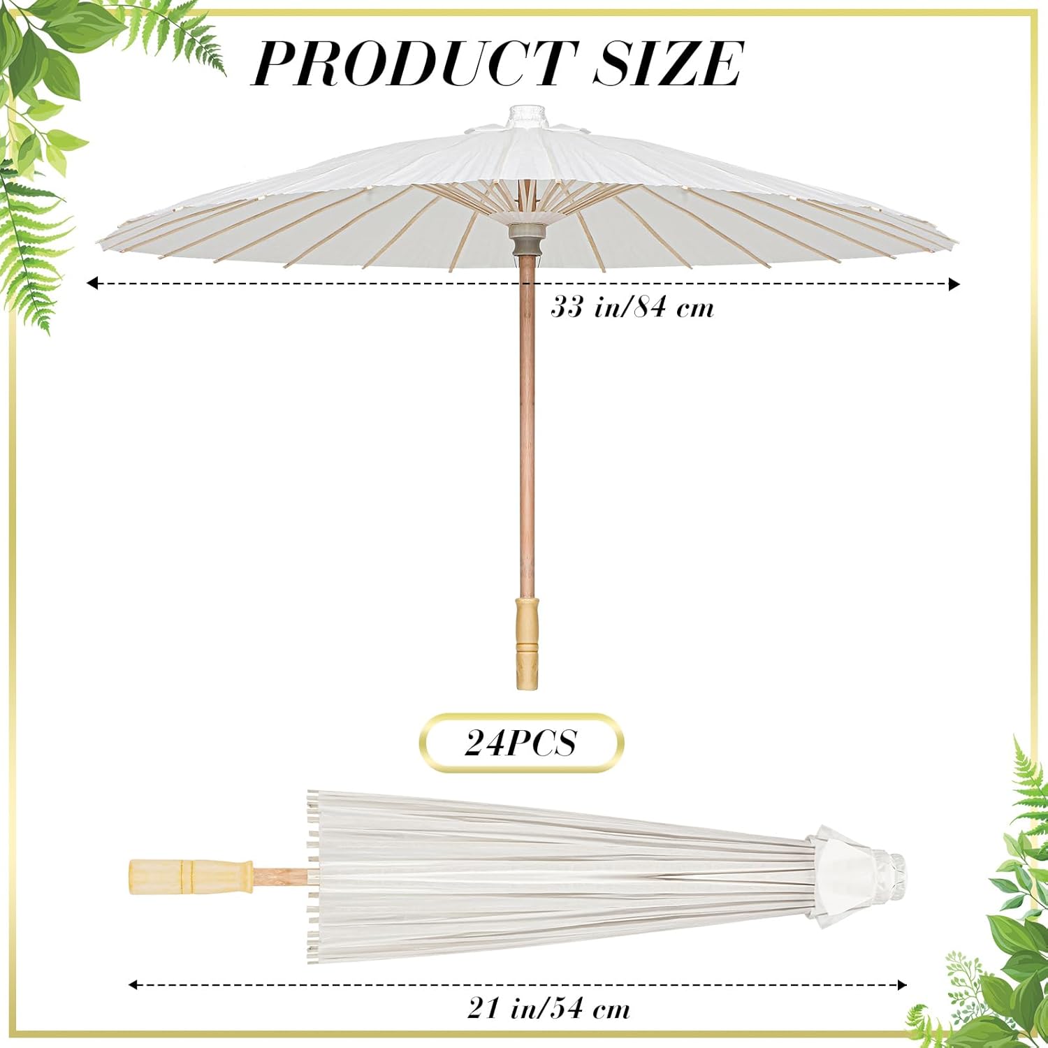 Sadnyy Paper Umbrellas Paper Decorative Chinese Japanese Parasol Umbrella DIY Oiled Painting Umbrellas Crafts for Wedding Bridal Party Decor